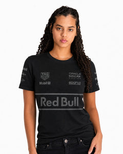 Camiseta Dryfit RedBul Equipe All Black Preto