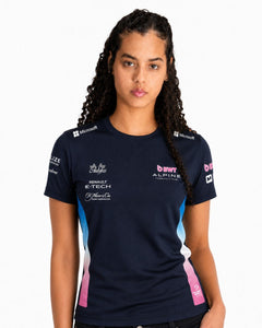Camiseta Algodão Alpine Equipe Azul Marinho 2025