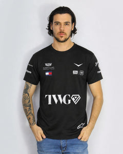 Camiseta Algodão Cadillac F1 Equipe Preta
