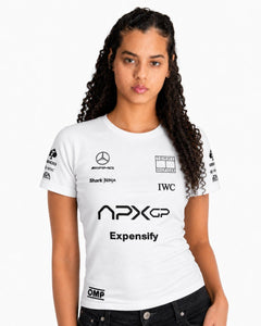 Camiseta Algodão Filme F1 APXGP Branco