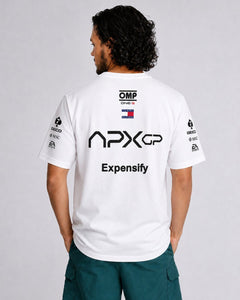 Camiseta Algodão Filme F1 APXGP Branco