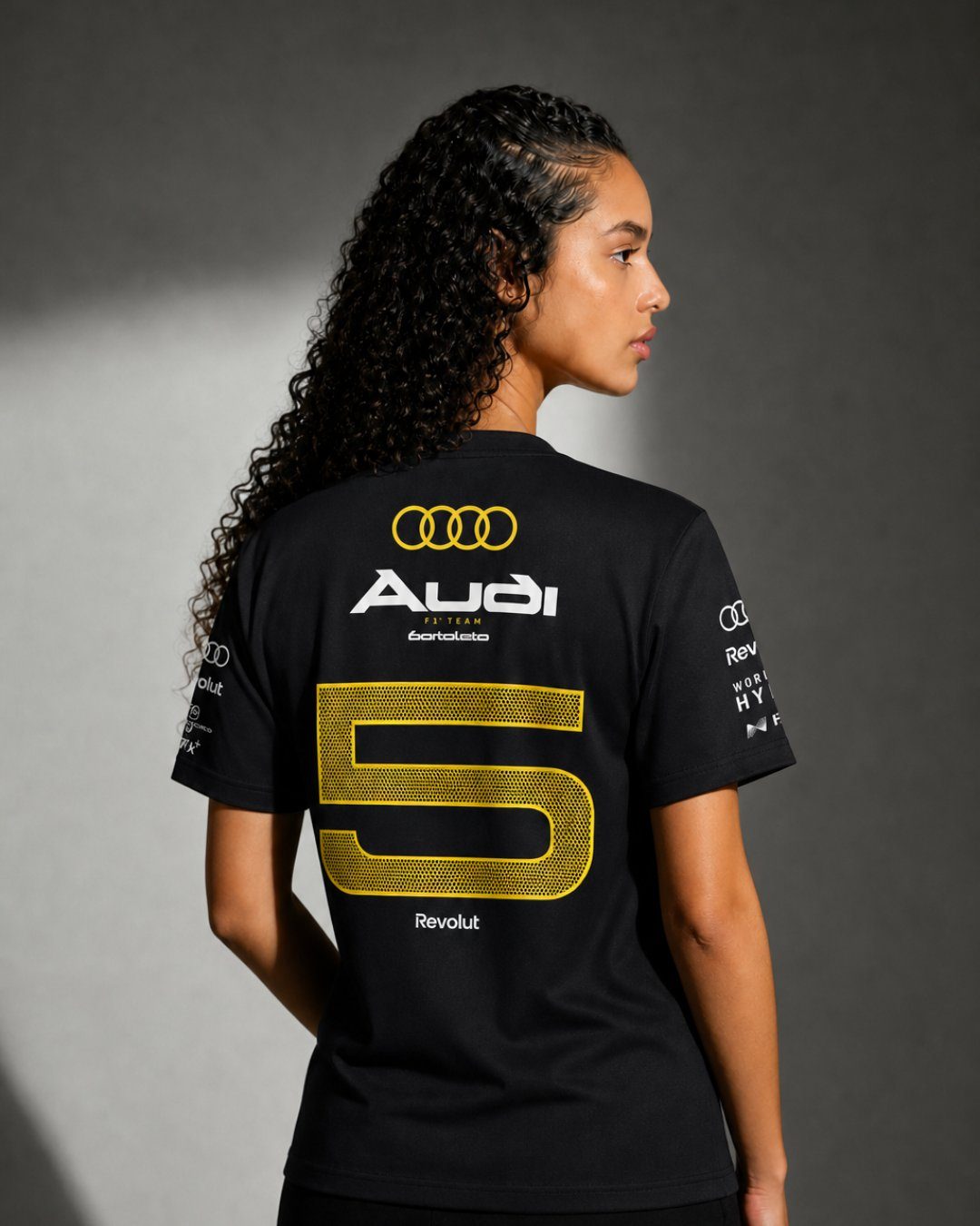 Camiseta Algodão Gabriel Bortoleto Audi Mônaco Edition 2026