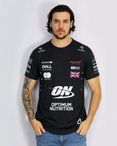 Camiseta Algodão Mclaren Lando Norris Preto 2025