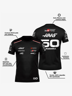 Detalhes técnicos da Camiseta Algodão Rafael Câmara Haas