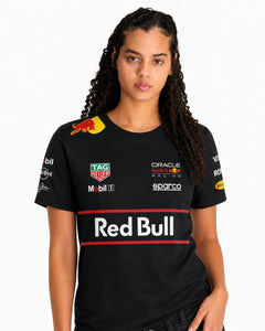 Camiseta Algodao Red Bull Equipe Preto 2025