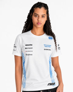 Camiseta Algodão Williams Alex Albon Branco 2025
