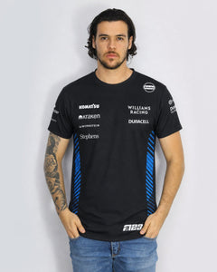 Camiseta Algodão Williams Alex Albon Preto 2025
