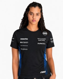 Camiseta Algodão Williams Alex Albon Preto 2025