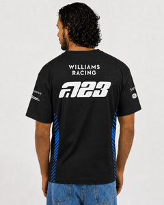 Camiseta Algodão Williams Alex Albon Preto 2025