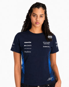 Camiseta Algodão Williams Carlos Sainz Azul Marinho 2025