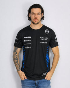 Camiseta Algodão Williams Carlos Sainz Preto 2025