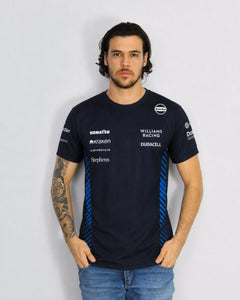 Camiseta Algodão Williams Equipe Azul Marinho 2025