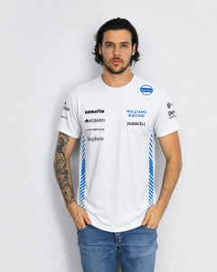 Camiseta Algodão Williams Equipe Branco 2025