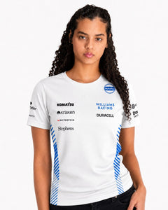 Camiseta Algodão Williams Equipe Branco 2025