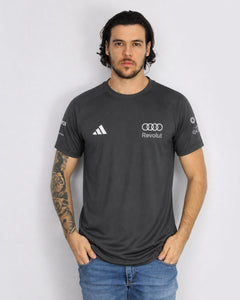 Camiseta Audi Bortoleto 2026 Algodão Cinza