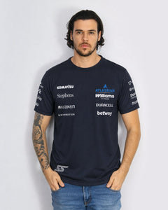 Camiseta Carlos Sainz Williams Team 2026 Algodão