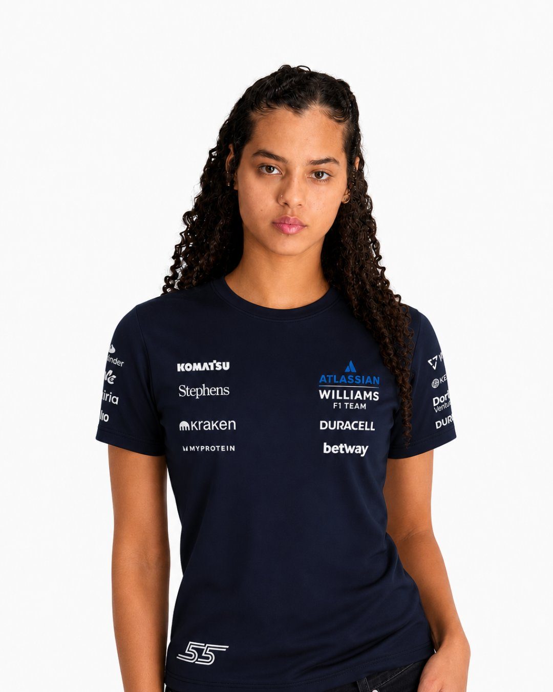 Camiseta Carlos Sainz Williams Team 2026 Algodão
