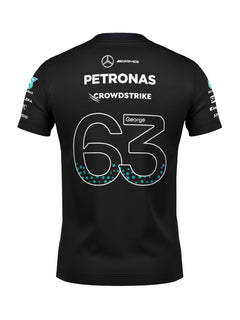 Camiseta Dryfit George Russell Mercedes F1 2026 Preta