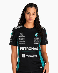 Camiseta Dryfit George Russell Mercedes F1 2026 Preta