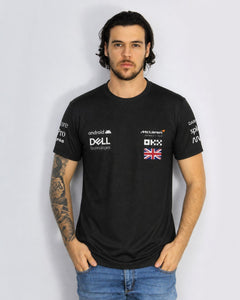 Camiseta DryFit Lando Norris Mclaren 2024 Preta