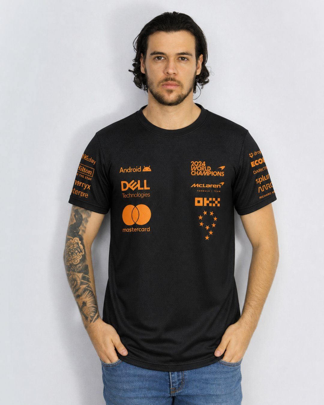 Camiseta Dryfit Mclaren Campeã Mundial 2024