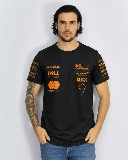 Camiseta Dryfit Mclaren Campeã Mundial 2024