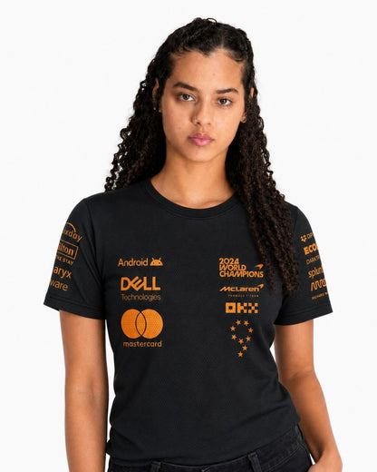 Camiseta Dryfit Mclaren Campeã Mundial 2024