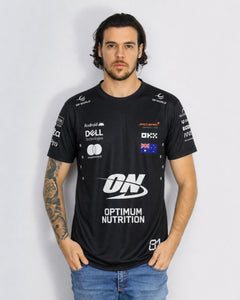 Camiseta Dryfit Mclaren Oscar Piastri Preto 2025