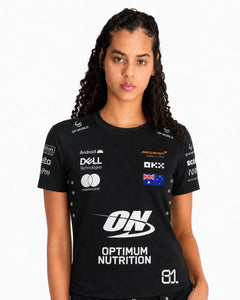 Camiseta Dryfit Mclaren Oscar Piastri Preto 2025