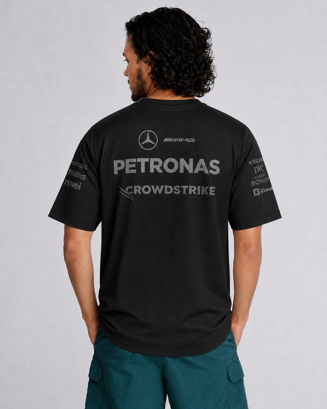 Camiseta DryFit Mercedes 2024 All Black