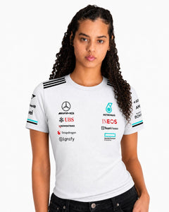 Camiseta Dryfit Mercedes Equipe Branco 2025