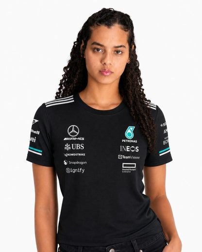 Camiseta Dryfit Mercedes Equipe Preto 2025