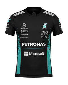Camiseta Dryfit Mercedes F1 2026 Preta