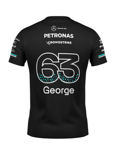Camiseta Dryfit Mercedes George Russell Preto 2025