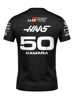 Costas da Camiseta Dryfit Rafael Câmara Haas com o número 50 e o nome CAMARA