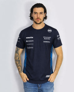 Camiseta Dryfit Williams Alex Albon Azul Marinho 2025