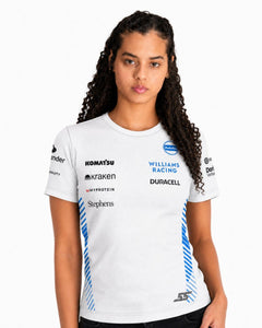 Camiseta Dryfit Williams Alex Albon Branco 2025