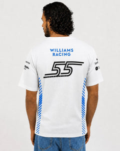 Camiseta Dryfit Williams Alex Albon Branco 2025
