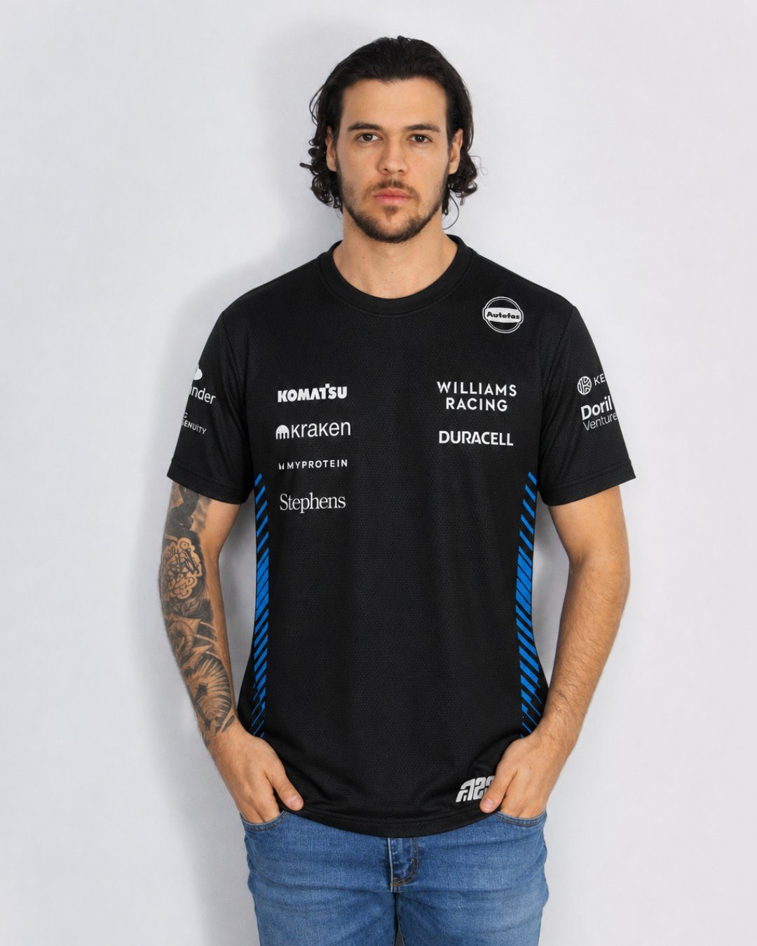 Camiseta Dryfit Williams Alex Albon Preto 2025