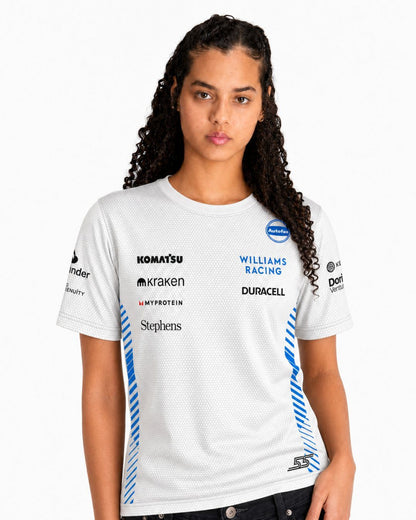 Camiseta Dryfit Williams Carlos Sainz Branco 2025