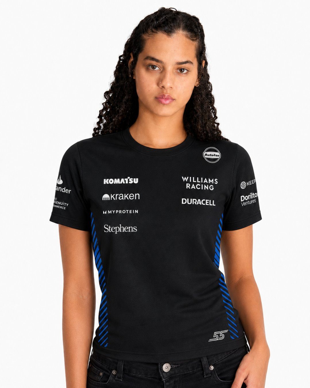 Camiseta Dryfit Williams Carlos Sainz Preto 2025