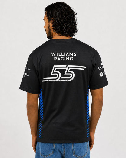 Camiseta Dryfit Williams Carlos Sainz Preto 2025