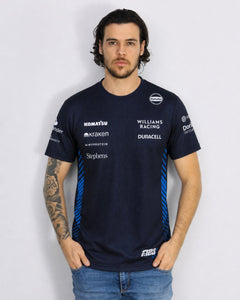Camiseta Dryfit Williams Equipe Azul Marinho 2025