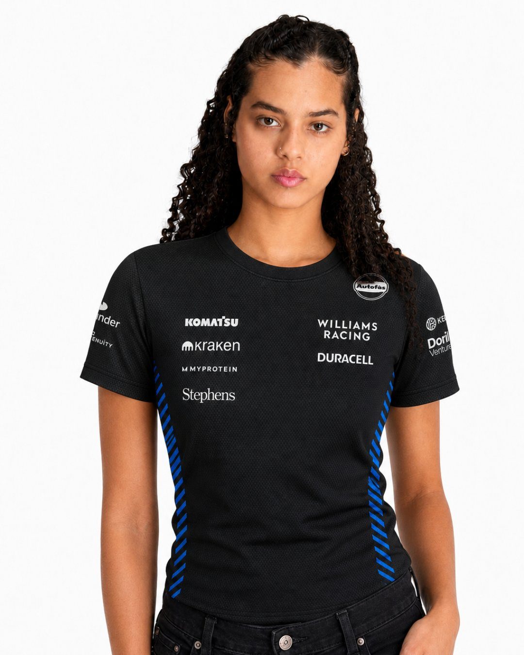 Camiseta Dryfit Williams Equipe Preto 2025
