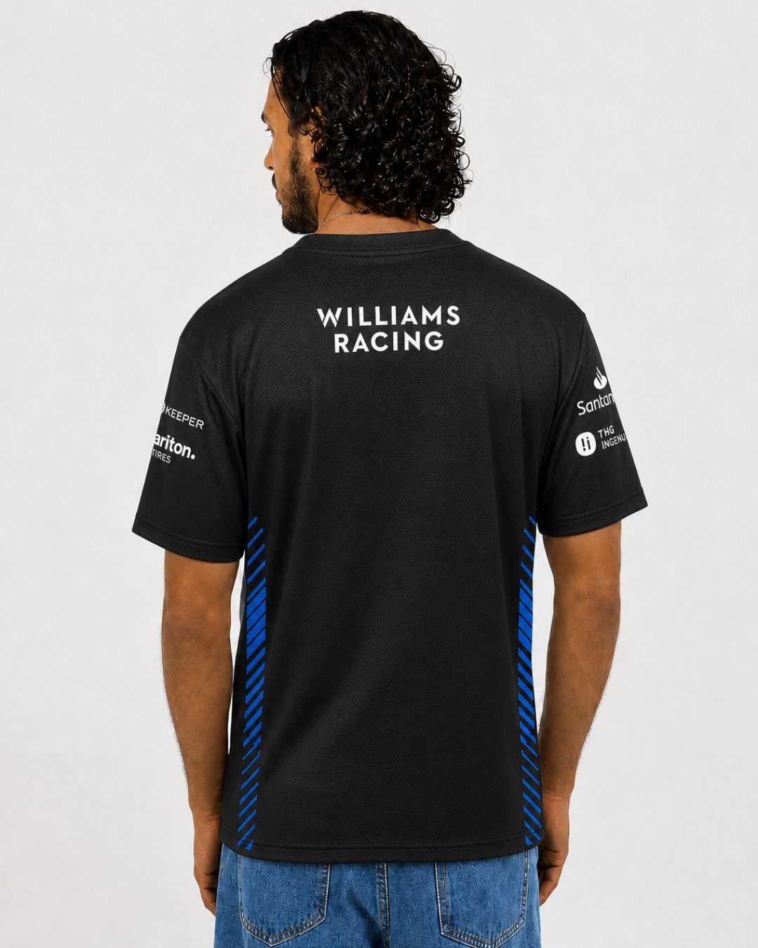 Camiseta Dryfit Williams Equipe Preto 2025