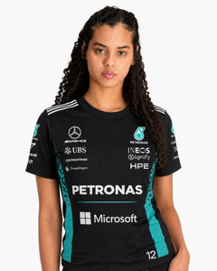 Camiseta Kimi Antonelli Mercedes F1 2026 Preta Algodão
