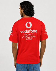 Camiseta Lewis Hamilton Mclaren Vodafone 2008 WDC Algodão
