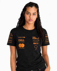 Camiseta Mclaren Edição Campeão Mundial 2024 100% Algodão