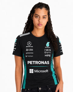 Camiseta Mercedes F1 2026 Preta Algodão