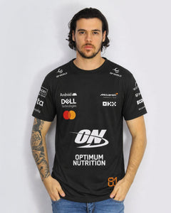 Camiseta Oscar Piastri Mclaren F1 2026 Algodão